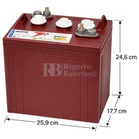 Bater�a TROJAN T-105 | 6 Voltios 225 Amperios